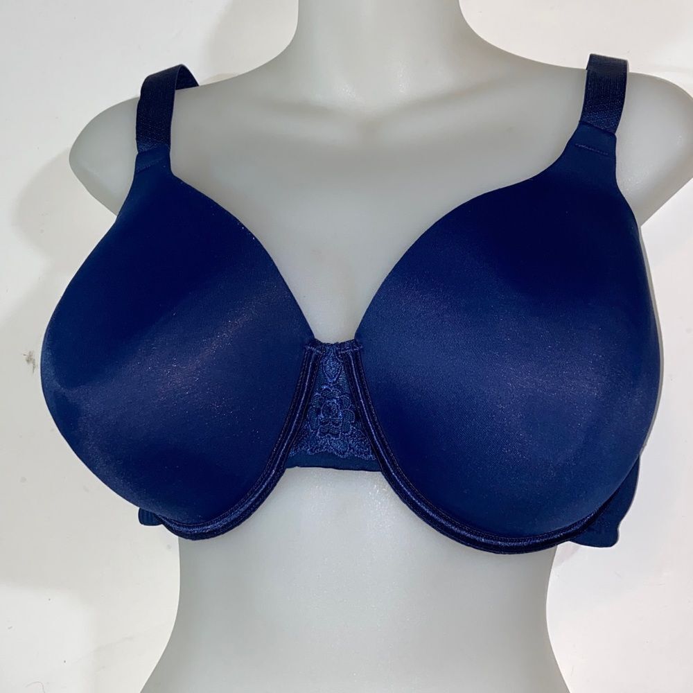 Vanity Fair Navy Full Coverage BraWomen’s Size 42D